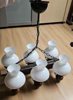Plafondlamp - Hanglamp - Luster, Ophalen, Gebruikt, Glas