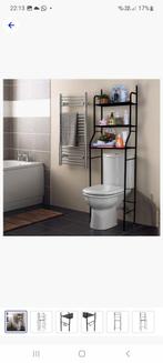 WC rek zwart, Huis en Inrichting, Badkamer | Badkamermeubels, Ophalen, Nieuw