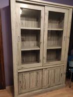 Salle à manger (table + vitrine + dressoir + 3 chaises), Maison & Meubles, Enlèvement, Utilisé, Moins de 4 chaises