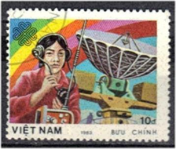 Vietnam 1983 - Yvert 467 - Communicatie (ST) beschikbaar voor biedingen