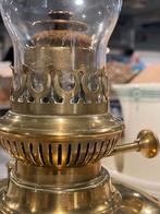 lampe en cuivre avec fixation en verre, Antiquités & Art, Antiquités | Bronze & Cuivre, Enlèvement
