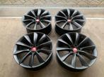 ORIGINELE 22 INCH TESLA MODEL X ONYX BLACK VELGEN BREEDSET, Ophalen of Verzenden, Gebruikt, Amerikaanse onderdelen