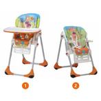 chaise haute Polly 2 en 1 Chicco, Ophalen, Gebruikt, Meegroeistoel, Gordel(s)