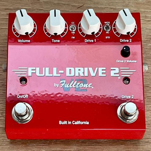Fulltone Full-Drive 2 v2 Overdrive, Muziek en Instrumenten, Effecten, Distortion, Overdrive of Fuzz, Volume, Ophalen of Verzenden