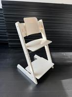 Tripp trapp Stoel Wit, Kinderen en Baby's, Kinderstoelen, Ophalen, Gebruikt, Meegroeistoel, Aanschuifbaar