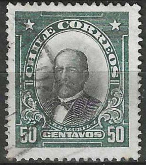 Chili 1911 - Yvert 96 - Federico Errazuriz Zanartu (ST), Postzegels en Munten, Postzegels | Amerika, Gestempeld, Verzenden