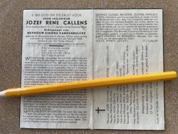 VOOR ONZE JONGENS AAN HET OOSTFRONT-DIETSCHE MILITIE CALLENS beschikbaar voor biedingen