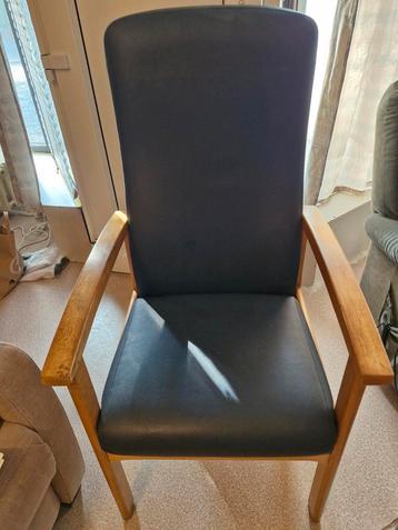 Stoel, Huis en Inrichting, Stoelen, Ophalen, Zo goed als nieuw, Blauw