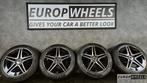 18 inch Mercedes C klasse W206 S206 AMG Zwart zomerbanden, Auto-onderdelen, Banden en Velgen, 18 inch, Gebruikt, Banden en Velgen