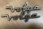 Volga emblemen metaal 2 x, Auto-onderdelen, Ophalen of Verzenden, Gebruikt, Oldtimer onderdelen