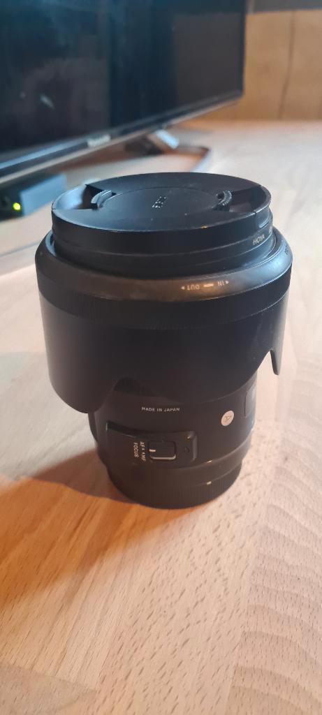 Sigma 50mm f/1.4 Art DG HSM Canon EF - Parfait état, TV, Hi-fi & Vidéo, Photo | Lentilles & Objectifs, Comme neuf, Lentille standard