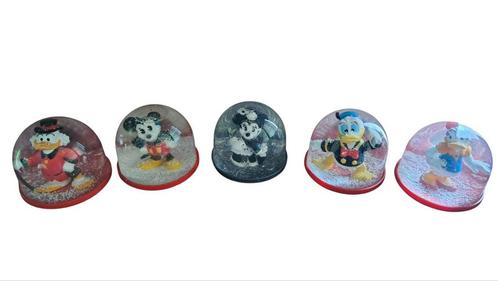 5 Vintage Disney Snowglobes sneeuwbollen, Verzamelen, Disney, Zo goed als nieuw, Ophalen of Verzenden
