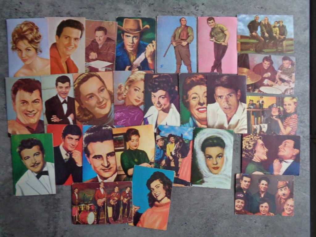 MAPLE LEAF GUM MONTY PLAATJES PRENTEN   26X JAREN 60 REEKS , Verzenden