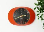 Space Age Klok Jaren 60 70 Vintage Wandklok Philps Orange, Huis en Inrichting, Verzenden, Wandklok
