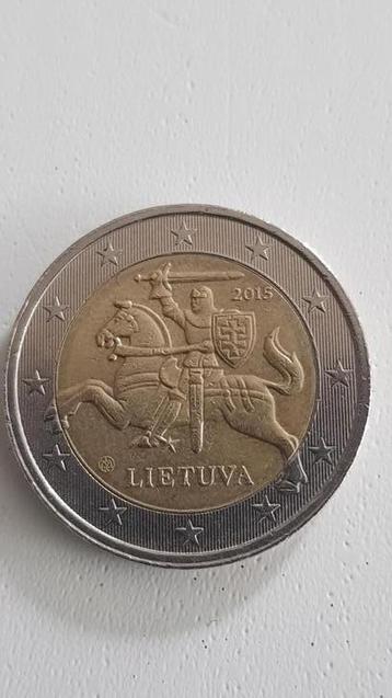 2 euromunt Litouwen 2015 beschikbaar voor biedingen