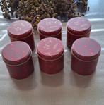 6 leuke Kerstblikken voor koekjes, snoepjes, kerstbal..., Enlèvement ou Envoi, Neuf