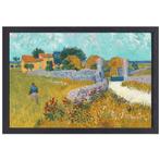 Boerderij in de Provence - Vincent van Gogh canvas + baklijs, Huis en Inrichting, Nieuw, Verzenden