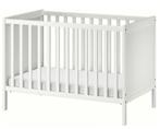 Babybedje, SUNDVIK, wit, 60x120 cm, Ophalen, Zo goed als nieuw, Minder dan 140 cm, Matras