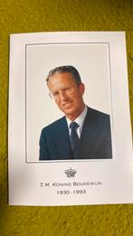 Origineel bidprentje Koning Boudewijn, Verzamelen, Bidprentjes en Rouwkaarten, Ophalen, Bidprentje