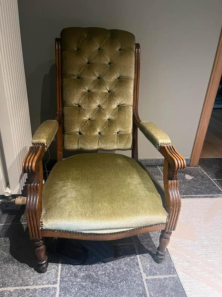 Rustieke zetel, Antiek en Kunst, Antiek | Meubels | Stoelen en Sofa's, Ophalen