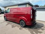FORD TRANSIT CUSTOM * SPORT * AUT * 185PK * L2 * 26033+BTW, 4 cilinders, 1850 kg, Leder en Stof, Bedrijf