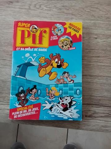 super Pif et sa drôle de bande (192 pages de BD, jeux ,...) beschikbaar voor biedingen