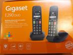 Siemens GIGASET E290 Duo zwart vaste telefoon, Telecommunicatie, Ophalen of Verzenden, Nieuw, 2 handsets, Stralingsarm