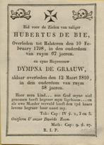 DOODSPRENTJES, Verzamelen, Bidprentjes en Rouwkaarten, Verzenden