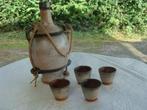 choix 2 services à liqueur, poterie Bouffioulx Biron, neuf, Antiek en Kunst, Antiek | Keramiek en Aardewerk, Ophalen of Verzenden