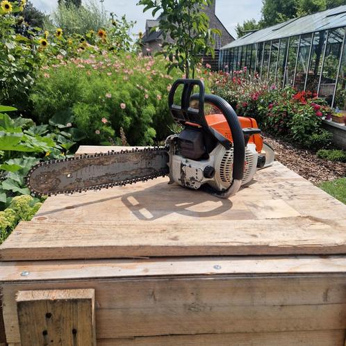 Stihl 024AV Kettingzaag – Volledig Gerenoveerd, Tuin en Terras, Hand-tuingereedschap, Zo goed als nieuw, Overige soorten, Ophalen