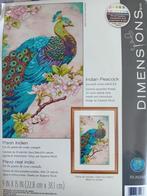 Borduurpakket Indian Peacock van Dimensions, Hobby en Vrije tijd, Borduren en Borduurmachines, Verzenden, Nieuw, Borduurpakket