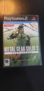 Metal Gear Solid Subsistence PS2 Big Box 3 Disc Bonne affair, Comme neuf, Shooter, Enlèvement ou Envoi