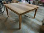Mooie houten vierkante tafel, Huis en Inrichting, Ophalen, Gebruikt
