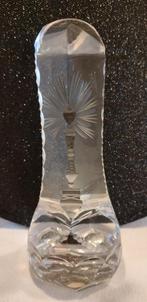 Prisme optique, forme d'Obelisque cristal du Val St Lambert, Antiquités & Art, Enlèvement ou Envoi