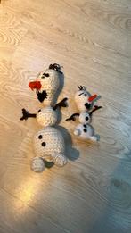 Gehaakte knuffels Olaf, Kinderen en Baby's, Speelgoed | Knuffels en Pluche, Ophalen, Zo goed als nieuw, Overige typen