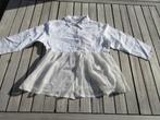 Feestelijke witte bloes, maat 128, Ophalen, Meisje, Overhemd of Blouse, Gebruikt