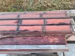 Padoek hout 13 planken/ 9 balken/ 2 trapwangen, Tuin en Terras, Palen, Balken en Planken, Ophalen, Gebruikt, Planken, Hardhout