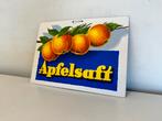 Ancien panneau d'affichage Apfelsaft, Enlèvement ou Envoi, Utilisé, Panneau publicitaire