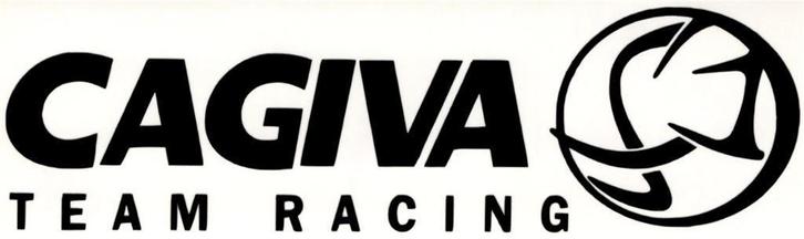 Cagiva Team Racing sticker #22, Motoren, Accessoires | Stickers, Verzenden