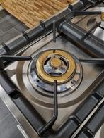 🔥Luxe Fornuis Boretti 90 cm antraciet + rvs GASOVEN 6 pits, Elektronische apparatuur, Ophalen, 60 cm of meer, Zo goed als nieuw