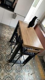 Table haute cuisine ou bar, Enlèvement, Comme neuf