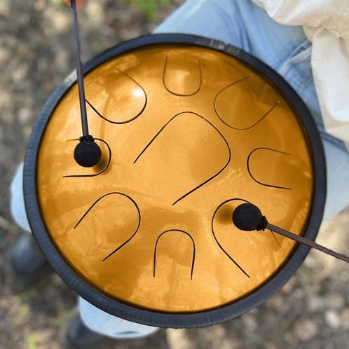 Steel Tongue Drum Equinox I Tankdrum Handpan Yoga I LIDAH, Muziek en Instrumenten, Percussie, Nieuw, Melodische percussie, Ophalen of Verzenden