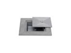 Dubbel putdeksel in aluminium., Doe-het-zelf en Bouw, Buizen en Afvoer, Ophalen, Minder dan 2 meter, Rechte buis, 40 tot 60 mm