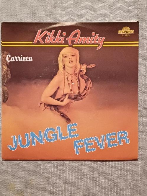 Kikki Amity – Jungle Fever  1981  EX/EX, CD & DVD, Vinyles Singles, Comme neuf, Single, Pop, 7 pouces, Enlèvement ou Envoi