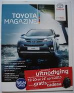 Toyota Magazine 04/2013 RAV4 Verso Auris, Boeken, Verzenden, Zo goed als nieuw, Toyota