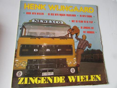 HENK WIJNGAARD, ZINGENDE WIELEN, LP, Cd's en Dvd's, Vinyl | Nederlandstalig, Gebruikt, Levenslied of Smartlap, 12 inch, Ophalen of Verzenden