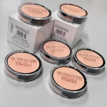 12X Makeup Revolution Pressed Powder - Soft Pink - make-up beschikbaar voor biedingen