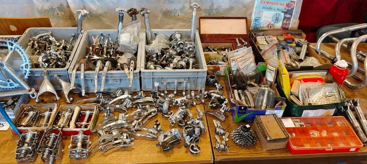 Retro fietsonderdelen., Vélos & Vélomoteurs, Vélos Pièces, Utilisé, Vélo de course, Enlèvement ou Envoi