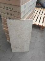 Carrelage beige effet travertin, Enlèvement, Neuf, 10 m²² ou plus, Carrelage de sol