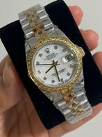 Rolex lady datejust goud zilver wit 31mm jubilee nieuw, Ophalen, Staal, Rolex, Polshorloge